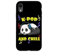 Cute KPOP Music Panda K Pop and Chill Vibes Carcasa para iPhone XR