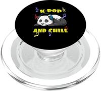 Cute KPOP Music Panda K Pop and Chill Vibes PopSockets PopGrip para MagSafe