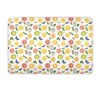 Cute Kumquat Fruit Colorido Extra Grande Reutilizable Cambiador Fundas Resistente al Agua Almohadilla Anti-Lip Pad Liner para Niños Mojar la Cama 132.1 cm L x 86.4 cm W