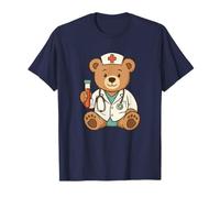 Cute Lab Nurse Teddy Bear Student Medical Laboratory Staff Camiseta