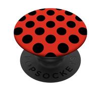 Cute Ladybug Beetle Ladybird Ladybeetle Insect Red PopSockets PopGrip Adhesivo
