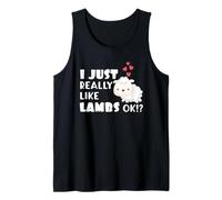 Cute Lamb Gift I Just Really Like Lambs Ok? Camiseta sin Mangas