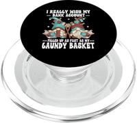 Cute Laundry GNOME Graphic For Women & Men Funny Money Quote PopSockets PopGrip para MagSafe