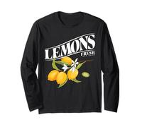 Cute Lemon Fruit Fresh and Juicy Capri Lemons Manga Larga