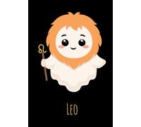 Cute Leo Ghost Zodiac Sign Notebook - 6x9 Lined Journal, 150 pages, Kawaii Boo Lion, Astrology Design, Leo Constellation Notebook, Personalized Gift for Teens & Adults (Spooky Cute Zodiac Signs)
