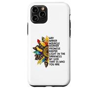Cute Leopard Sunflower For Women and Jesus Lovers Christian Carcasa para iPhone 11 Pro