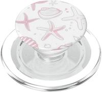 Cute Light Pink Shells PopSockets PopGrip para MagSafe