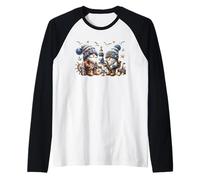 Cute Lighthouse Summer Gnomes For Women Men and Boat Captain Camiseta Manga Raglan