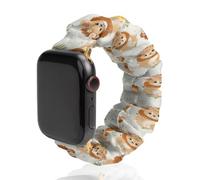 Cute Lion Little - Correa elástica para reloj compatible con iWatch, divertidas correas de reloj inteligente para hombres y mujeres, 38 mm/40 mm, 42 mm/44 mm, 38mm/40mm, Poliéster, No es una piedra
