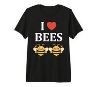 Cute Little Bee Funny Simple i Love Bees Camiseta Premium
