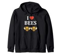 Cute Little Bee Funny Simple i Love Bees Sudadera con Capucha