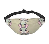 Cute Little Bunny Riñonera Elegante y práctica para Mujer: práctica riñonera para Actividades al Aire Libre, riñonera para Correr,