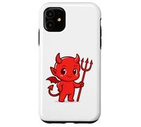 Cute Little Devil: diseño de Manga Kawaii Chibi Demon Carcasa para iPhone 11