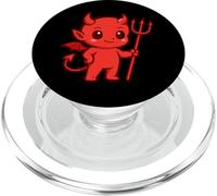 Cute Little Devil: diseño de Manga Kawaii Chibi Demon PopSockets PopGrip para MagSafe