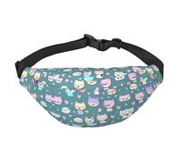 Cute Little Fox Riñonera Elegante y práctica para Mujer: práctica riñonera para Actividades al Aire Libre, riñonera para Correr,