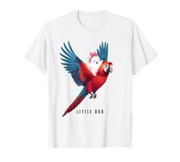 Cute Little Ghost Riding a Parrot Pet Halloween Kids Toddler Camiseta