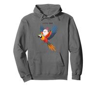 Cute Little Ghost Riding a Parrot Pet Halloween Kids Toddler Sudadera con Capucha