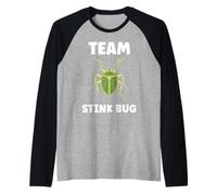 Cute Little Minimalist Insect Simple Team Stink Bug Camiseta Manga Raglan