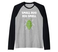 Cute Little Minimalist Insect Smell Funny Stink Bug Camiseta Manga Raglan