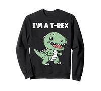 Cute little minimalist tyrannosaurus dinosaur i'm a t-rex Sudadera