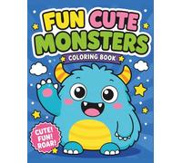 Cute little Monsters Coloring Book for kids