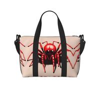 Cute Little Red Spider - Bolso bandolera de mano para mujer, bolso de mano con cremallera, adecuado para el trabajo, viajes, fitness, viajes