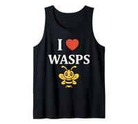 Cute Little wasp Funny Minimalist Simple i love wasps Camiseta sin Mangas