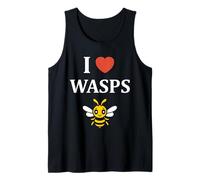 Cute Little wasp Funny Minimalist Simple i love wasps Camiseta sin Mangas