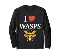 Cute Little wasp Funny Minimalist Simple i love wasps Manga Larga