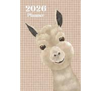 Cute llama 2026 Planner Weekly and Monthly: Minimalist Calendar Organizers, goal, to do list