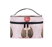 Cute Love Baby - Bolsa de maquillaje para mujer, diseño de erizo, ver imagen, Talla única, Mochilas