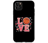 Cute Love Basketball Design for Girls and Youth Sports Fans Carcasa para iPhone 11 Pro Max