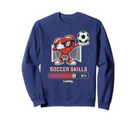 Cute Love Fútbol Corazón Habilidades Cargando Win Club Tacos Portero Sudadera