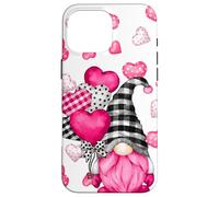 Cute Love Heart Pattern For Her Pink Valentines GNOME Carcasa para iPhone 16 Pro MAX