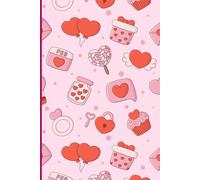 Cute Lovely Notebook for Girls - 6x9 Ruled Journal with Heart Balloons & Sweets Pattern (120 Pages): Adorable Pink Aesthetic Lined Notebook | 120 ... for Journaling, Note-Taking, or Gift-Giving