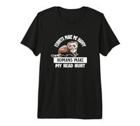 Cute Lover of Ferrets Make Me Happy Camiseta Premium