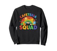 Cute Lunch Lady Crew of Food Service Rainbow Cafetería Squad Sudadera