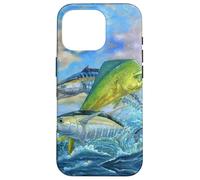 Cute Mahi Mahi Fishing Fish Tuna Carcasa para iPhone 16 Pro