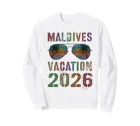 Cute Maldives Vacation 2026 Viaje Vacaciones Vacaciones Coincidencia Sudadera