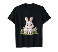 Cute Mama Baby Bunny Family Kawaii Camiseta