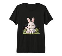 Cute Mama Baby Bunny Family Kawaii Camiseta Premium
