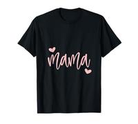 Cute Mama Lettering Hearts Mom Camiseta