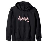 Cute Mama Lettering Hearts Mom Sudadera con Capucha