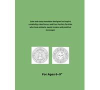 cute mandala coloring books for kids: animals, positive pages, yummy treats