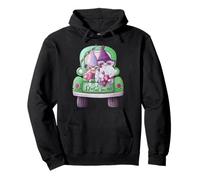 Cute Mardi Gras Truck For Women with Funny Carnival Gnomes Sudadera con Capucha