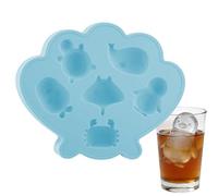 Cute Marine Creature Shaped Silicone Molds, Food-Grade Multi-Cavity Flexible Ice Tray For Sea Animal Themed Parties, Versatile Silicone Mold For Chocolate Jelly And Homemade Soap