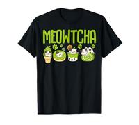 Cute Matcha Cat Lover Kawaii Animal Tea Kitten Green Latte Camiseta