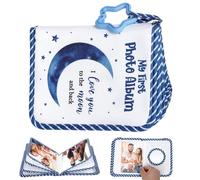 Cute Memory Album, Photo Keepsake Book, 5x7 inch Memory Binder Feature, Fabric Cover Scrapbook with Soft Touch Finish, Picture Storage Organizer Decor Style, Family Photo Collection for Home Display