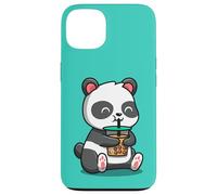 Cute Mens Womens Girls Kids Kawaii Bubble Boba Tea Panda Carcasa para iPhone 13