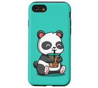 Cute Mens Womens Girls Kids Kawaii Bubble Boba Tea Panda Carcasa para iPhone SE (2020) / 7/8